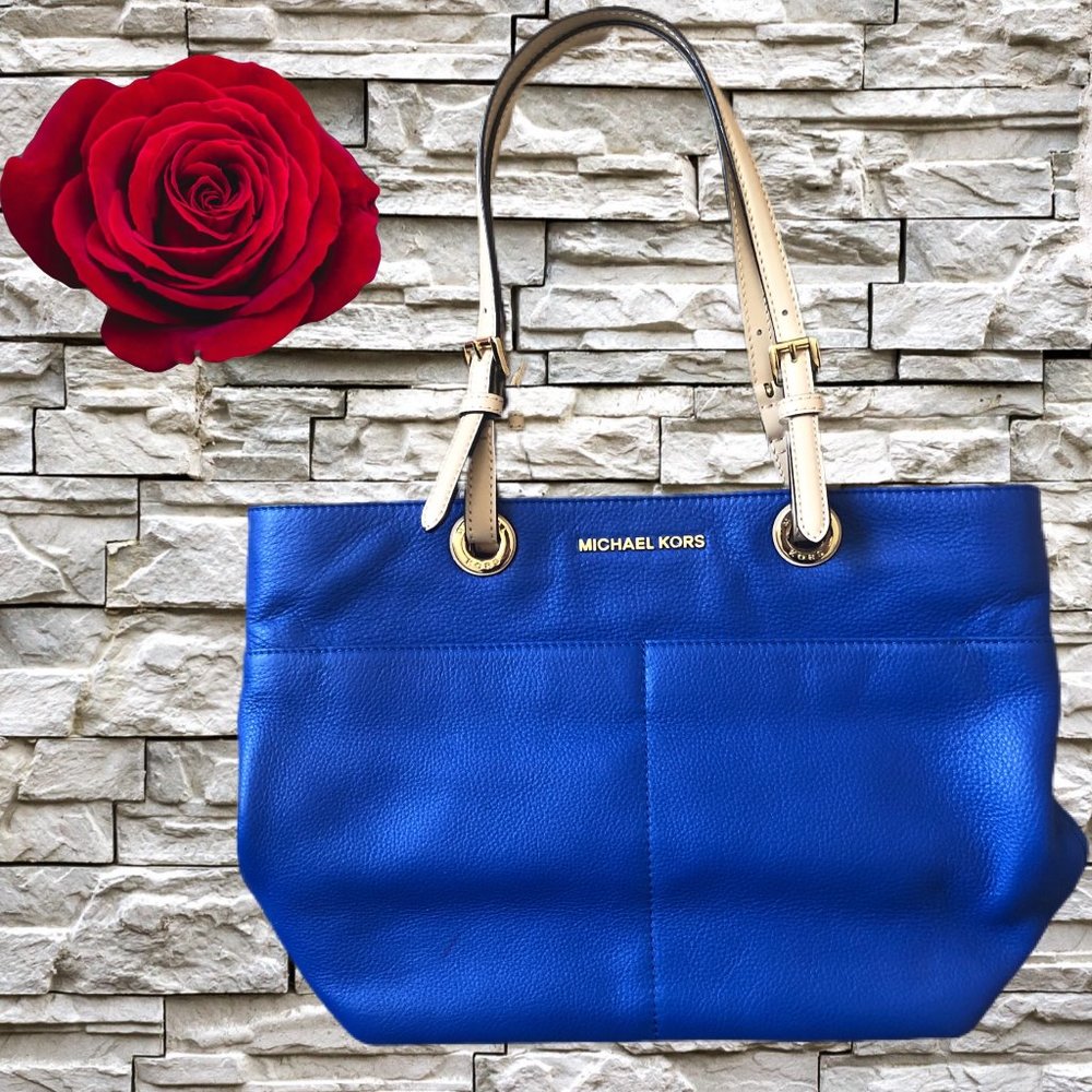 ♥️🌹♥️ RARE BLUE MICHAEL KORS TOTE BAG ♥️🌹♥️
